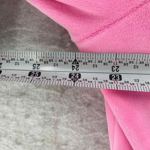 Victorias Secret L TRACKSUIT SET Full-zip Hoodie+jogger pant PINK VELOUR - Picture 16 of 16